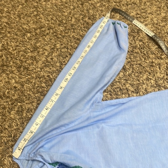 J. Crew Women’s blue embroidered lightweight blouse size Small - Picture 7 of 8